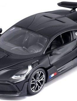 Maisto® Sammlerauto 1:24 Bugatti Divo, mattschwarz, Maßstab 1:24