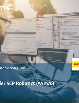 Team leader SCP Robotics (w/m/d) - Giebelstadt