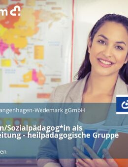 Erzieher*in/Sozialpädagog*in als Gruppenleitung - heilpädagogische Gruppe (m/w/d) - Langenhagen