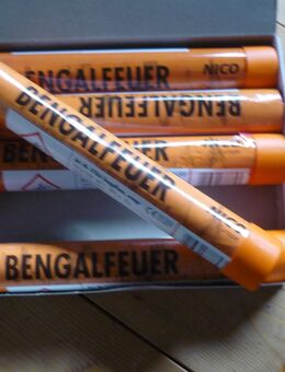 Bengalos/Fackeln modern Farbe orange *NEU* /Silvester ist alles kein Problem !!! - Burghaun