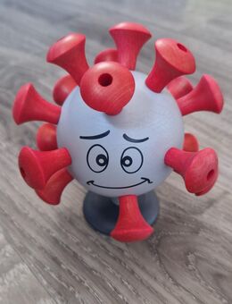 Räucherfigur Räuchermann "Corona tschüss" - Gornau (Erzgebirge)