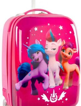 Heys Kinderkoffer My Little Pony pink, 46 cm, 2 Rollen, Heys x Joachim Llambi Kindertrolley Kinder Reisegepäck