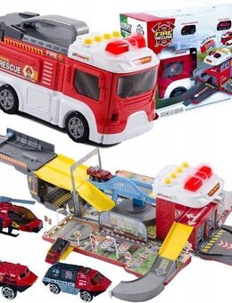 Kinder Spielzeug interaktive Feuerwehrwache XXL Set - Wuppertal