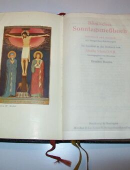 Römisches Sonntagsmeßbuch, Lat. und Deutsch, Anselm 1940 - Büdelsdorf