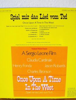 Ennio Morricone-Spiel mir das Lied vom Tod-Original Soundtrack-Vinyl-LP,1978 - Linnich