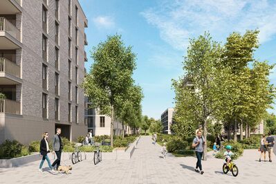 Neubau: Große 2-Zimmerwohnung mit Abendsonne | Wohnung A07