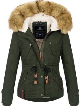 Navahoo Winterjacke Pearl mit warmem Teddyfell