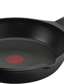 Tefal Bratpfanne Robusto Pfanne Induktion, Aluminium (1-tlg), Thermo-Signal bei idealer Brattemperatur, für alle Herdarten geeignet