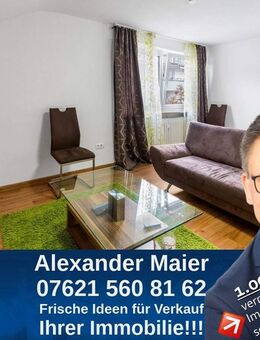 WG: 4-Zi-Wohnung zentral in Lörrach: TOP-Kapitalanlage mit 5,5% Rendite! - Lörrach