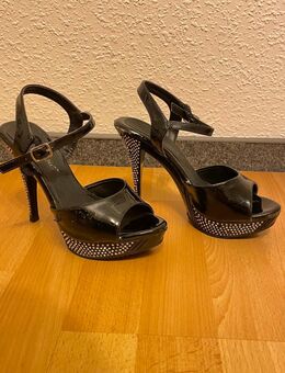 High Heels in Schwarz mit glitzern - Schwerte (Hansestadt an der Ruhr)