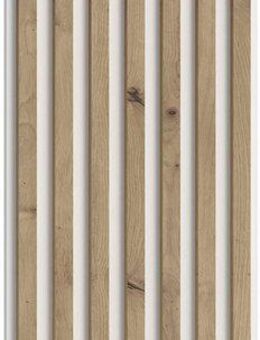 FORTE Wandregal Wandpaneel, Wandverkleidung, Innendekoration, Höhe 120cm, einfache Montage