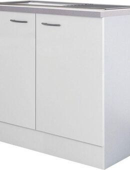 Flex-Well Spülenschrank Wito (B x H x T) 100 x 85/86 x 60 cm, inkl. Einbauspüle