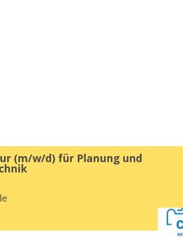 Bauingenieur (d/m/w) für Planung und Verkehrstechnik - Celle