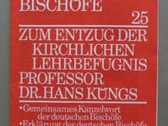 Zum Entzug der kirchlichen Lehrbefugnis Küngs (1980, Original) - Münster