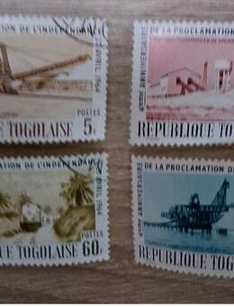 Briefmarken Togo 1964 Wirtschaft Satz komplett gestempelt - Görlitz