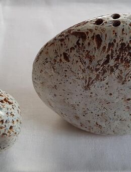 Blumenvasen handgetöpfert Ton Glasiert - Gachenbach