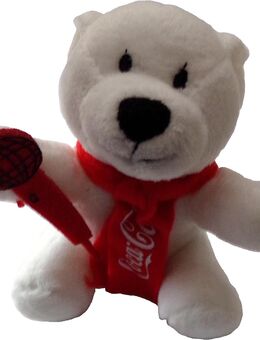 Coca Cola - Eisbär mit Mikrofon - ca. 11 cm - Edition 2016 - Doberschütz