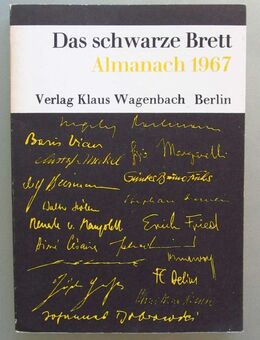 Das Schwarze Brett 3 - Almanach 1967 - Münster