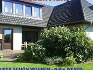 TOP-LAGE!!! schöne großzügige 4 ZKB im EG eines Zweifamilienhauses- mit Terrasse und Garten/WESERNÄHE - Achim