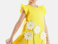 Denokids Sommerkleid Daisy Garden mit 3D-Gänseblümchen-Applikationen