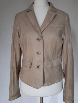 Lederjacke, beige, Schyia, Used Look - Nienburg (Weser)