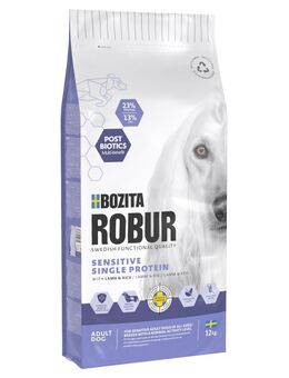 Bozita Robur Sensitive Single Protein Lamm & Reis - 12 kg