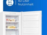 exquisit Gefrierschrank GS231-NF-H-040D weiss, 143 cm hoch, 54 cm breit