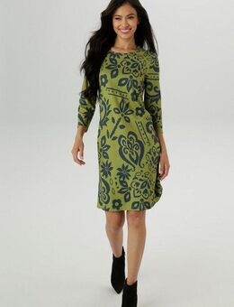 Aniston SELECTED Jerseykleid mit fantasievollem Blütendruck Allover