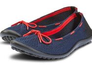 Leguano STYLE MARITIM Barfußschuh Ballerina, Slipper, Bequemschuh mit modischen Durchzügen