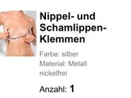 Nippel- und Schamlippenklemmen - Attendorn (Hansestadt)