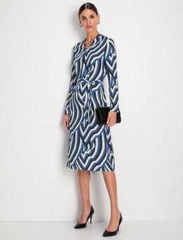 HECHTER PARIS Midikleid mit Bindegürtel