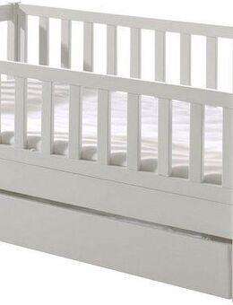 Vipack Kinderbett Junior, Kiefermassiv mit umlaufenden Sprossengitter und Rolllattenrost (B/H/T ca. 148x60x76cm, mit niedrigem Betteinstieg), wahlweise in 2 Farben, mit oder ohne Schublade