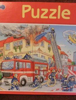 Puzzle "Feuerwehreinsatz" / 63 Teile / komplett,OVP,guter Zustand - Duisburg