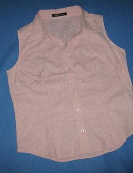 NEU * 50er Jahre * Pinup- Style * Ärmellose * Blumen * Blüten- Stickerei * Hemd- Bluse "S.Oliver" Gr. 38- 40/ S-M * rosé* Pastell * - Riedlingen