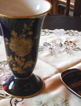 COBALT VASE Mit SCHALE - Kassel