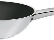 RÖSLE Wok MOMENTS, Edelstahl 18/10, Antihaftversiegelung ProPlex, spülmaschinengeeignet, Ø28cm, Induktion