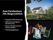 Schlüsselfertiges Zweifamilienhaus inkl. Keller und Baugrundstück! Doppelte KfW-Förderung - Waldshut-Tiengen