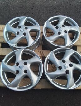 4 Original Peugeot 206 Sirocco Alufelgen 6x15;ET 28; LK 4x108 2F - Sprendlingen