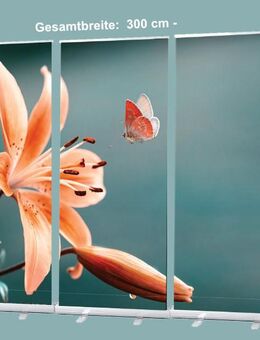 Bestatterbedarf: Roll-Up Display-Set "Lilie und Schmetterling" - 300 x 200 cm - hochwertige Dekoration für Bestattung, Trauerhalle, Bestatter - Wilhelmshaven Zentrum