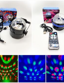 LED Discolicht Partylicht Discokugel Projektor mit Fernbedienung Neu - Neumünster