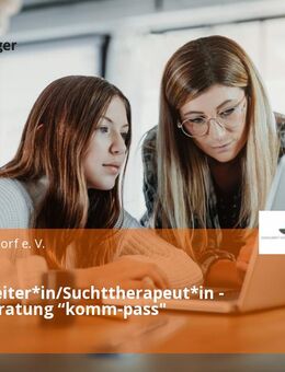 Sozialarbeiter*in/Suchttherapeut*in - Drogenberatung “komm-pass" - Düsseldorf