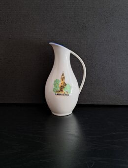 Kahla Porzellan Lauscha Stadtkirche - Thüringer Wald Ansichtsvase Kannenvase - Nürnberg