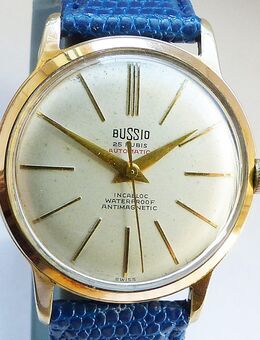Schöne seltene Bussio Automatic 25Jew. Herren Vintage Armbanduhr - Kamp-Lintfort