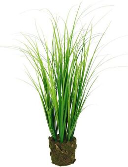Kunstpflanze Grasbund im Erdtopf, I.GE.A., Höhe 45 cm, Grasbusch Kunstblume Dekogras