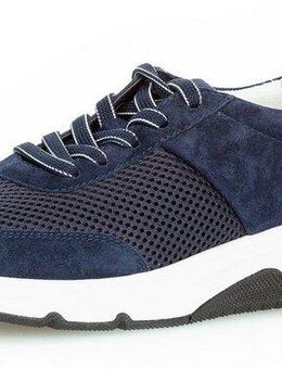 Gabor Rollingsoft Keilsneaker, Freizeitschuh, Halbschuh, Schnürschuh, Logoschriftzug an der Ferse