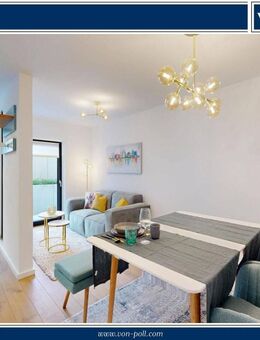 Möbliertes Zwei-Zimmer-Apartment im modernen Souterrain - Frankfurt (Main)