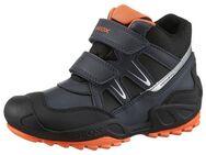 Geox J NEW SAVAGE BOY B ABX Winterstiefel Klettstiefel, Babystiefel Snowboots mit Reflektoren