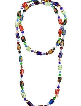 COLLEZIONE ALESSANDRO Lange Kette Mailand, mit Glasperlen