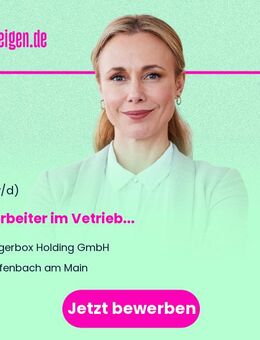 Mitarbeiter im Vetrieb (m/w/d) - Offenbach (Main)