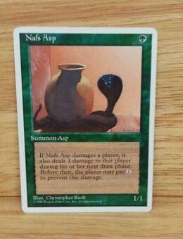Magic The Gathering-Sammelkarte-Nafs Asp - Nörvenich